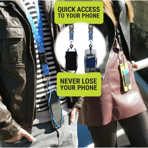 Miniatura 2 de Gear Beast - Correa universal para teléfono celular compatible con iPhone, Galaxy y la mayoría de teléfonos inteligentes, incluye funda