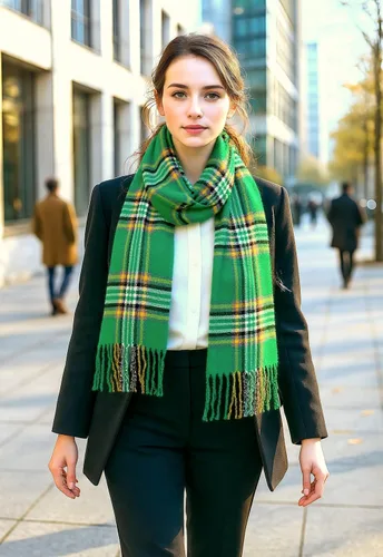 Miniatura 93 de Bufanda de invierno Achillea suave y cálida, de tartán, a cuadros, de cachemira, unisex