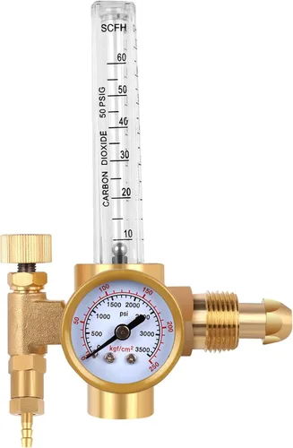 Miniatura 6 de Argón/CO2 MIG TIG Medidor de Flujo Regulador de Gas Indicador de Soldadura de Gas