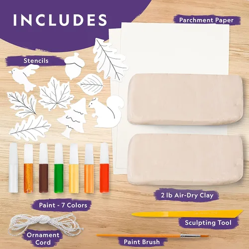 Miniatura 5 de NATIONAL GEOGRAPHIC - Kit de manualidades de arcilla para modelar – Arcilla seca al aire para niños, kit de manualidades con arcilla de 2 libras