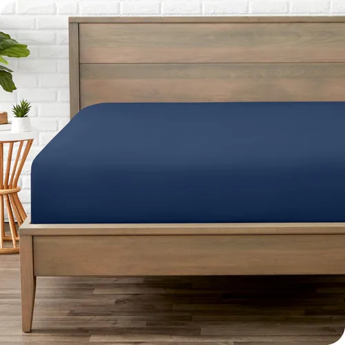 Miniatura 47 de Bare Home - Sábana bajera de microfibra 1800 muy suave y sin arrugas, para colchones altos tamaño matrimonial, color azul claro 13 - Azul claro