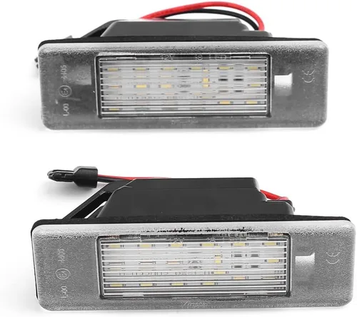 Miniatura 8 de 2 lámparas LED superbrillantes para matrícula compatibles con Nis-san X-TRAIL Qashqai Armada Primera P12 Ju-ke Pathfinder R51 Marzo NV200