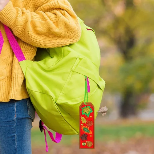 Miniatura 9 de Winlyn 36 juegos de manualidades de otoño, manualidades de otoño, marcapáginas de hojas de bricolaje, juegos de arte, juegos de arte, calcomanías