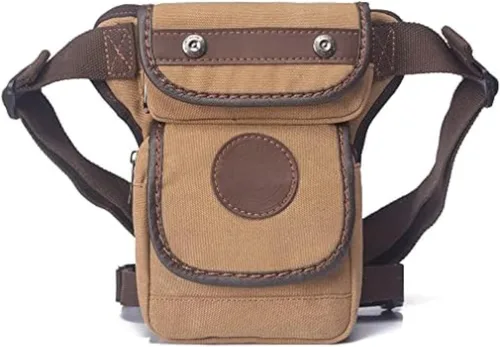 Miniatura 6 de Bolsa de lona para motocicleta, ciclismo, pierna caída, para hombres y mujeres, viajes, al aire libre, táctica, caza, senderismo, escalada, muslo