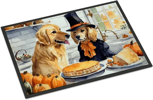 Miniatura 93 de Caroline's Treasures DAC1720MAT Affenpinscher - Tapete de otoño para cocina, con calabazas, 18 x 27 pulgadas, tapete para puerta delantera