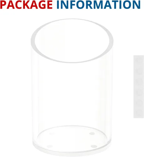 Miniatura 5 de KOTEMON Soporte para bolígrafo para organizador de escritorio, organizador de brochas de maquillaje de acrílico, soporte para desinfectante, soporte