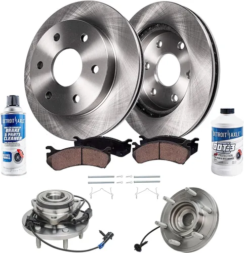 Miniatura 46 de Detroit Axle - Rotores de freno para Ford Mustang 2015 2016 2017 2018 2019 2020 2021 2022 2023 Rotores de freno de disco 2016 2017 2018 2019
