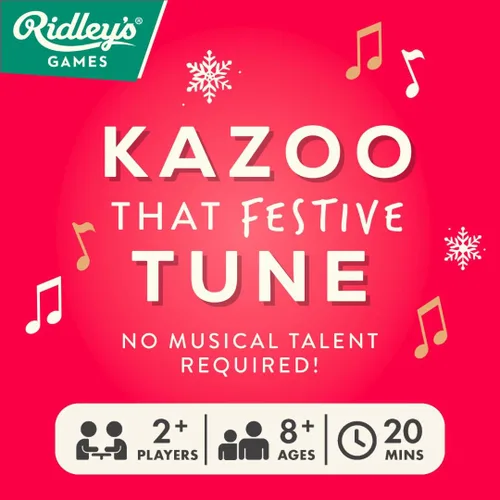 Miniatura 2 de Kazoo That Festive Tune Juego navideño para la familia No se requiere talento musical Incluye 4 kazoos y 100 canciones festivas