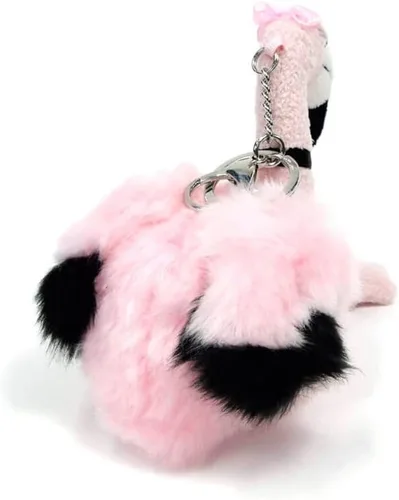 Miniatura 4 de GUND Llavero de peluche de flamenco de moda, rosa, 9 pulgadas