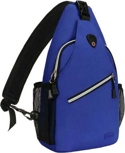 Miniatura 8 de MOSISO Mochila Mini de Bandolera, Pequeña Mochila de Senderismo, Mochila de Viaje, Mochila Casual para Deportes al Aire Libre, Negra Negro