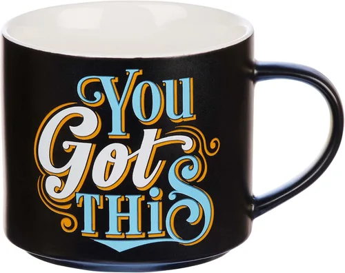Miniatura 6 de Taza de café rosa XL con texto en inglés "Girl You Got This", divertidos regalos de cumpleaños para mujeres, mamá, compañera de trabajo, jefa dama