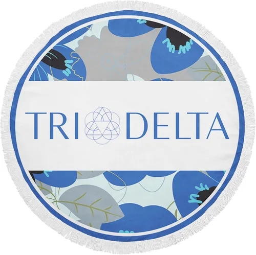 Miniatura 8 de Alpha Chi Omega Sorority - Toalla de playa redonda (60 pulgadas) de gran tamaño, súper absorbente, sin arena, gruesa toalla grande para piscina