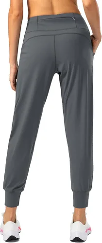 Miniatura 2 de Soothfeel - Pantalones deportivos para mujer con bolsillos de cremallera y cintura alta, pantalones deportivos para entrenamiento y yoga