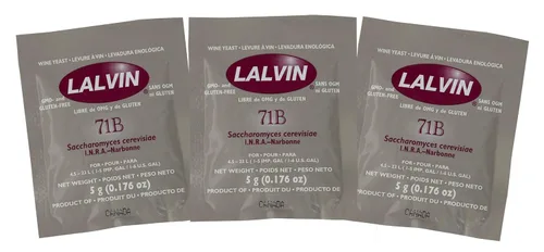 Lalvin 71B-1122 Levadura (Тhree Pаck)