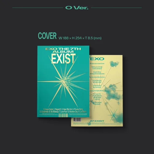 Miniatura 3 de EXO - 7th Album [EXIST] (Photo Book Ver. - O Ver.) Cover + Photo Book + Photomatic + Bookmark + Post Card + CD-R + Photo Card + Poster + 4 Extra