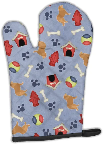 Miniatura 106 de Caroline's Treasures BB4872OVMT - Guante de horno de Navidad Affenpinscher resistente al calor, grueso para sartenes calientes y horno, manopla