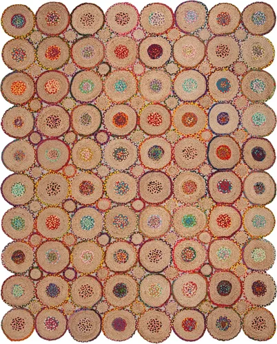 Miniatura 7 de SAFAVIEH Cape Cod Collection - Alfombra de pasillo, 2 pies 3 pulgadas x 8 pies, color rojo y natural, hecho a mano, bohemio trenzado de yute