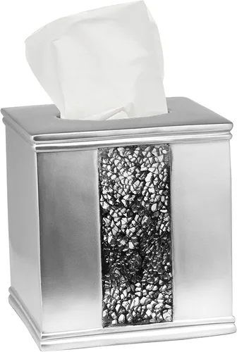 Miniatura 9 de Zahari Home Sinatra - Caja de pañuelos cuadrada para baño, dormitorio, sala de estar, champán