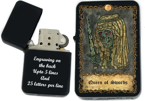 Miniatura 4 de Tarjeta de tarot personalizada, mazo de tarot de huesos eternos mayores, tarjetas coloridas, regalos coleccionables únicos, encendedores a prueba