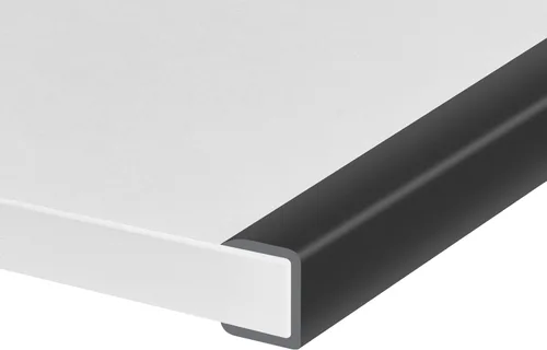 Miniatura 21 de Borde de goma protector autoadhesivo para chapa, material de etileno propileno dieno, ajuste de 1/16 pulgadas (1.6 mm), longitud 10 pies