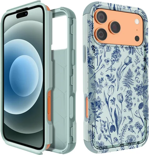 Miniatura 38 de para iPhone 11 - Funda para mujeres y niñas, diseño único estético, mariposa azul kawaii para adolescentes, funda protectora resistente, dura, a