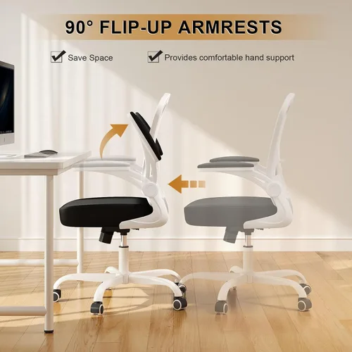 Miniatura 3 de Synorla Silla de oficina, sillas de escritorio ergonómicas de 330 libras de capacidad, silla de computadora de malla con respaldo alto
