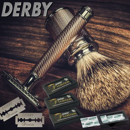 Miniatura 3 de Derby Cuchillas de afeitar premium de doble filo, 100