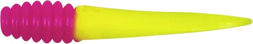 Miniatura 41 de Bobby Garland Slab Slay'R Señuelo de pesca de plástico suave para crappie, equipo de pesca y accesorios, 2 pulgadas, Chartreuse Silver Chartreuse