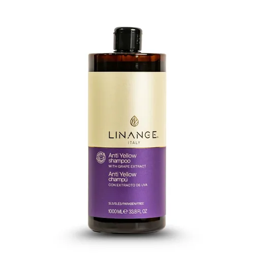Miniatura 6 de LINANGE Champú anti amarillo con extracto de uva y pigmento violeta, 16.9 oz.
