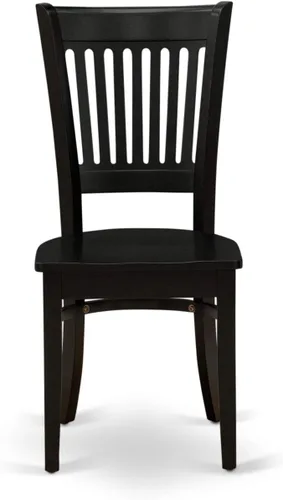 Miniatura 9 de East West Furniture NOVA5-BLK-W - Juego de muebles de comedor de 5 piezas, incluye una mesa de cocina rectangular con hojas de mariposa y 4 sillas