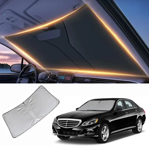 Miniatura 40 de Parasol para parabrisas delantero, protector de visera, accesorios para automóvil