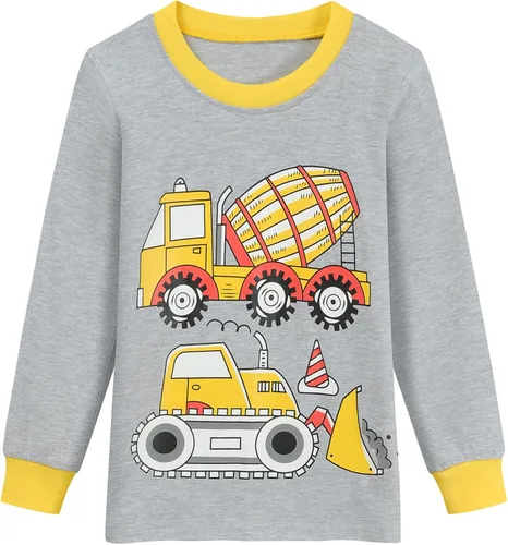 Miniatura 2 de DDSOL Pijamas de 2 piezas para niños y niñas, pijamas de manga larga para otoño e invierno