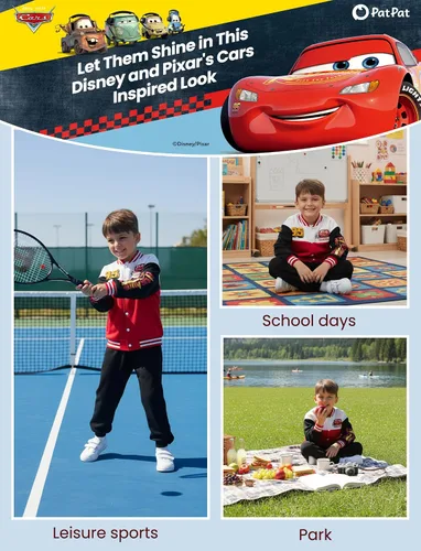 Miniatura 6 de Chaqueta bomber de Disney Marvel Spider Man Toy Story Cars McQueen, abrigo universitario de cárdigan, ligera, con botones de presión, sudaderas