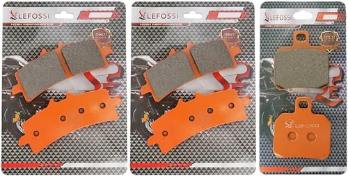 Pastillas de freno de fibra de carbono delanteras y traseras compatibles con Ducati 848 1098 1198 para Monster 1200 S/R 1100 S 1099 1199 1299