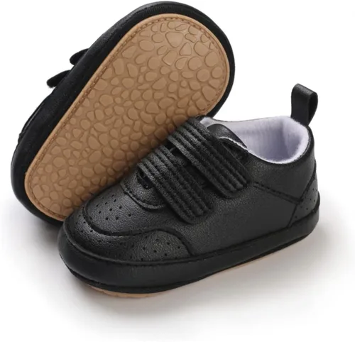 E-FAK tenis para bebés, niñas y niños pequeños, con suela de goma antideslizante, para empezar a caminar