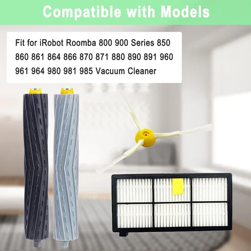 Miniatura 2 de Paquete de 18 piezas de repuesto compatibles con iRobot Roomba 800 900 Series 805 850 860 861 864 866 870 871 880 890 891 960 980 981 985 961, 2