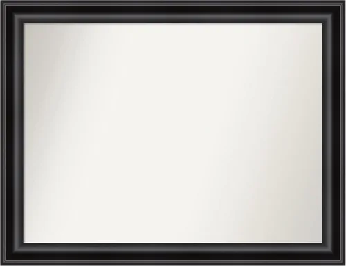 Miniatura 331 de Amanti Art Espejo personalizado, espejo de baño negro puente, espejo de pared o espejo de tocador de baño sobre el fregadero (26 x 26 pulgadas)