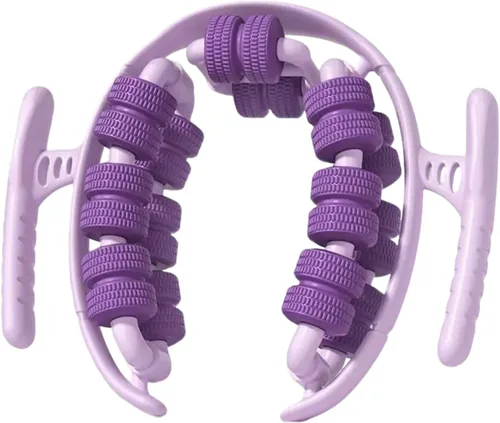 Miniatura 10 de Masajeador de anillo para fascia de piernas envolvente de 360°, rodillo de recuperación muscular de tejido profundo para piernas, masajeador manual