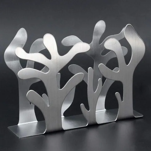Miniatura 5 de Dispensador de servilletas, soporte independiente de acero inoxidable para cocina, restaurante, mesa