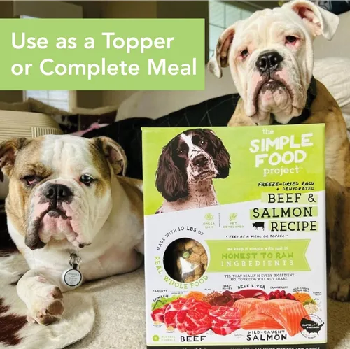 Miniatura 5 de Simple Food Project The Freeze Dried Raw Dog Food Topper con ingredientes orgánicos de grado humano