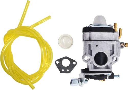 Carburador 300486 Reemplazo para 2 ciclos 43cc Reemplazo para Powermate PCV43 Tiller Motor Parts con junta de reemplazo para Cultivator A201112