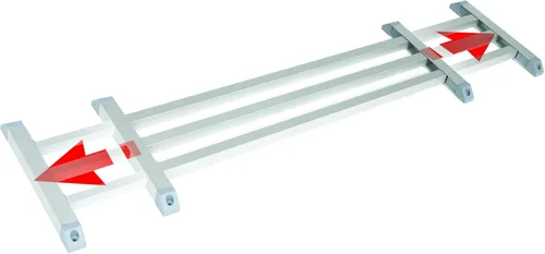 Miniatura 5 de Camco Barra de empuje de puerta mosquitera RV Ajustable de 20 a 32 pulgadas Añade resistencia y estabilidad a la puerta mosquitera de RV Blanco