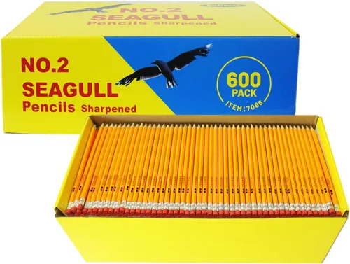 Miniatura 8 de Lápices con punta n.º 2 144/box, 12 cajas de 12 lápices con goma de borrar mejorados 1