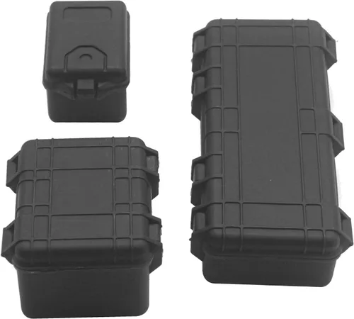 Miniatura 5 de ShareGoo - Funda de equipaje de simulación de automóvil a control remoto, fundas de equipo de seguridad, almacenamiento compatible con Traxxas TRX-4