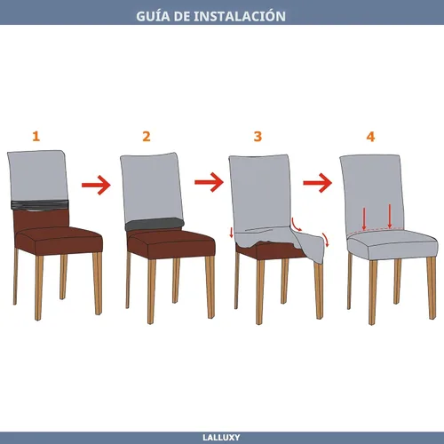 Miniatura 6 de Fundas para sillas de comedor, juego de 4, fundas elásticas y suaves para sillas Parson, removibles y lavables, fundas para sillas de cocina