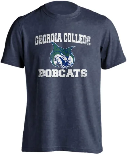 Miniatura 150 de Sport Your Gear NCAA Camiseta de manga corta retro con licencia oficial de aspecto desgastado para el día del juego, camiseta de espíritu deportivo