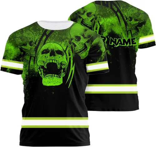 Miniatura 32 de Maddly Colección de ropa de trabajo de alta visibilidad con bandera de EE. UU. personalizada con nombre para trabajadores, corredores, camioneros