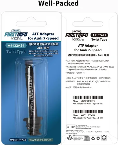 Miniatura 5 de FIRSTINFO A1132A21 - Adaptador de recarga ATF para líquido de transmisión automática, línea de llenado de llenado, tipo torsión, compatible