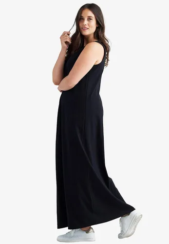 Miniatura 7 de Ellos Vestido largo de punto sin mangas de talla grande para mujer