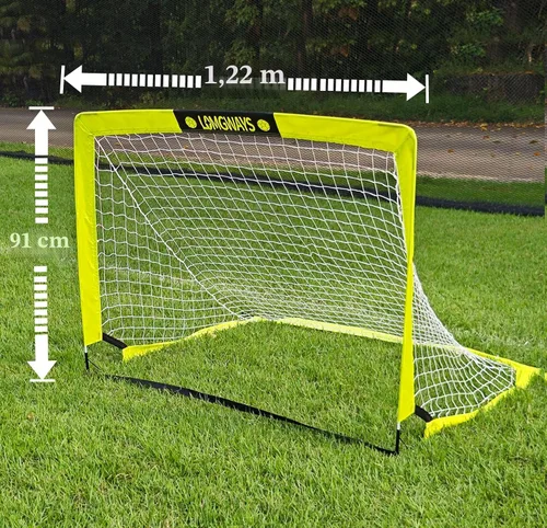 Miniatura 2 de LOMGWAYS Soccer Goal – Foldable Frame Net for Kids + Youth – Indoor + Outdoor Soccer Goal with Carry Bag – Easy Set up – Multiple Sizes for Practice